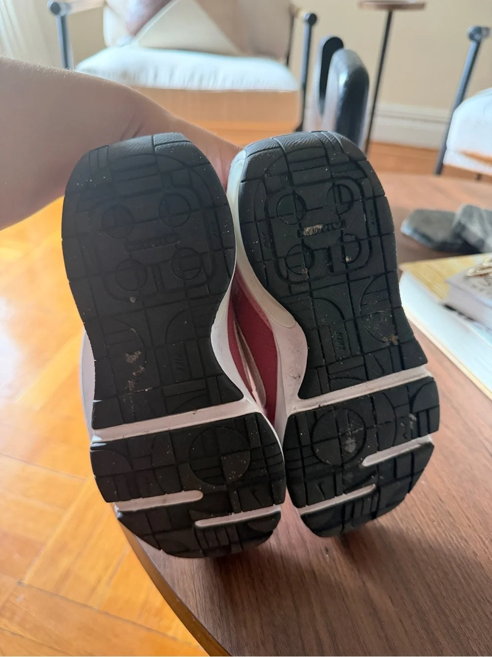 Nike Kids Pink & White Sneakers